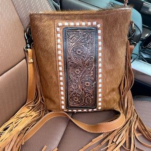 Myra fringe handbag